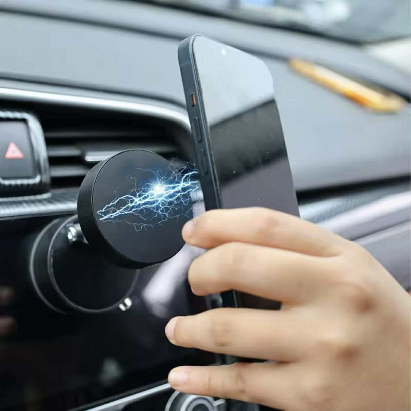 Support pour téléphone magnétique pliable à Ventouse Haute élasticité