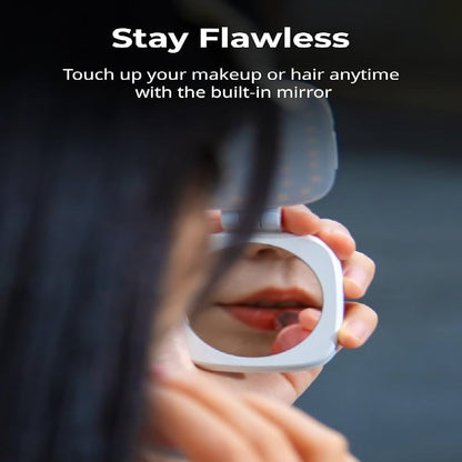 Lampe Led selfie pliable magnétique avec miroir