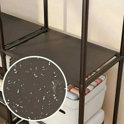 Portant vêtements Et Organisateur à 4 Niveaux de Rangement