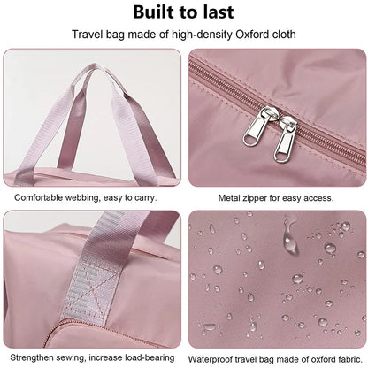 Sac De Voyage Pliant De Grande Capacité Imperméable À L’eau