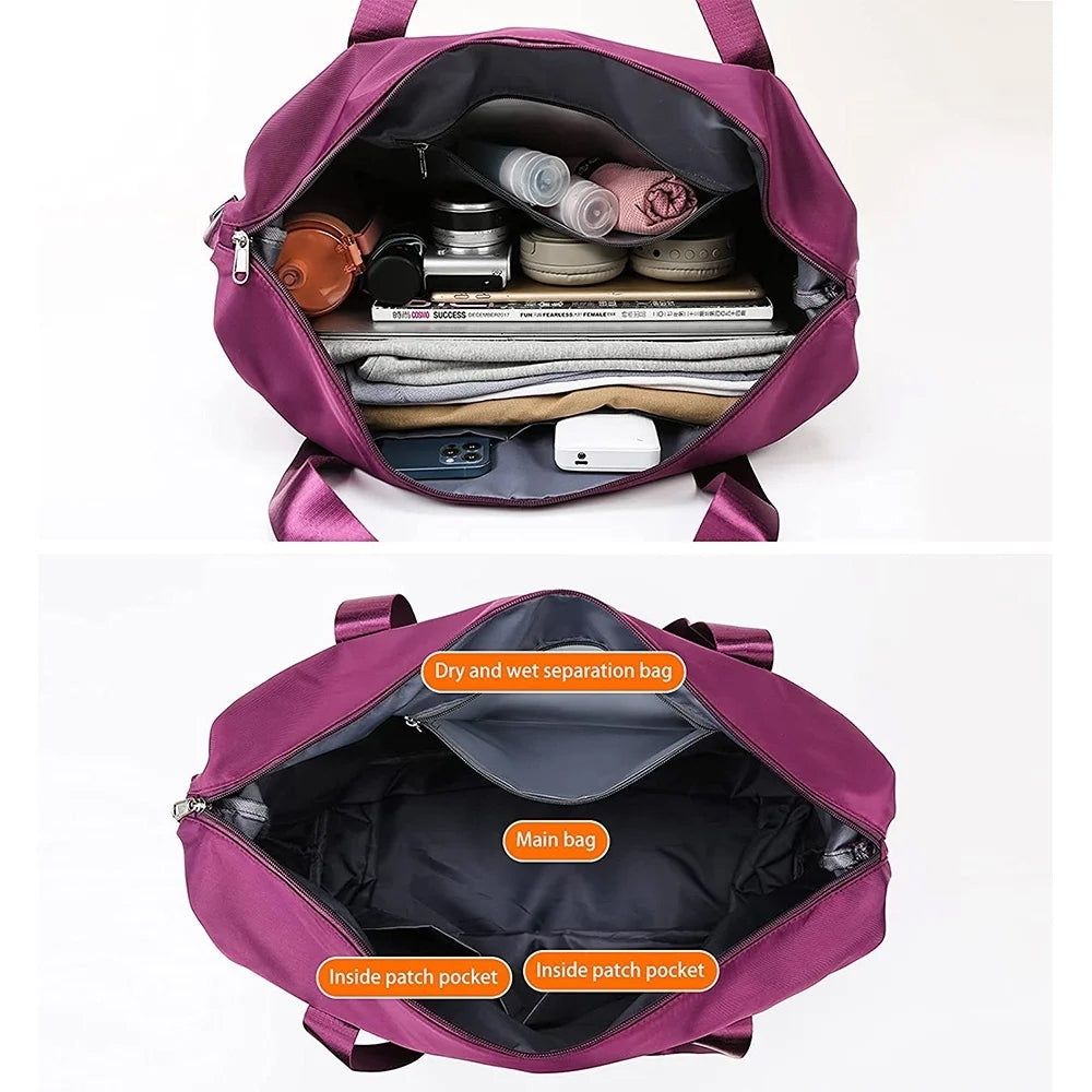 Sac De Voyage Pliant De Grande Capacité Imperméable À L’eau