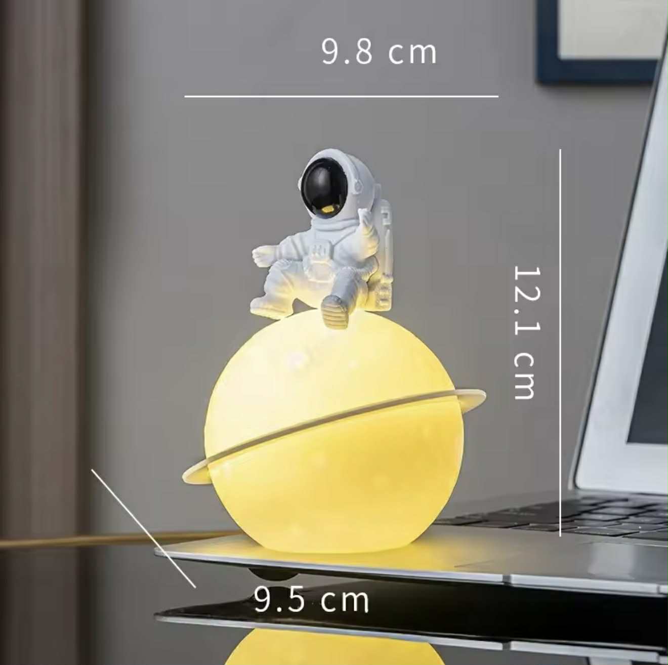 Lampe de table Portable sans Fil Motif MOON & Astronaute