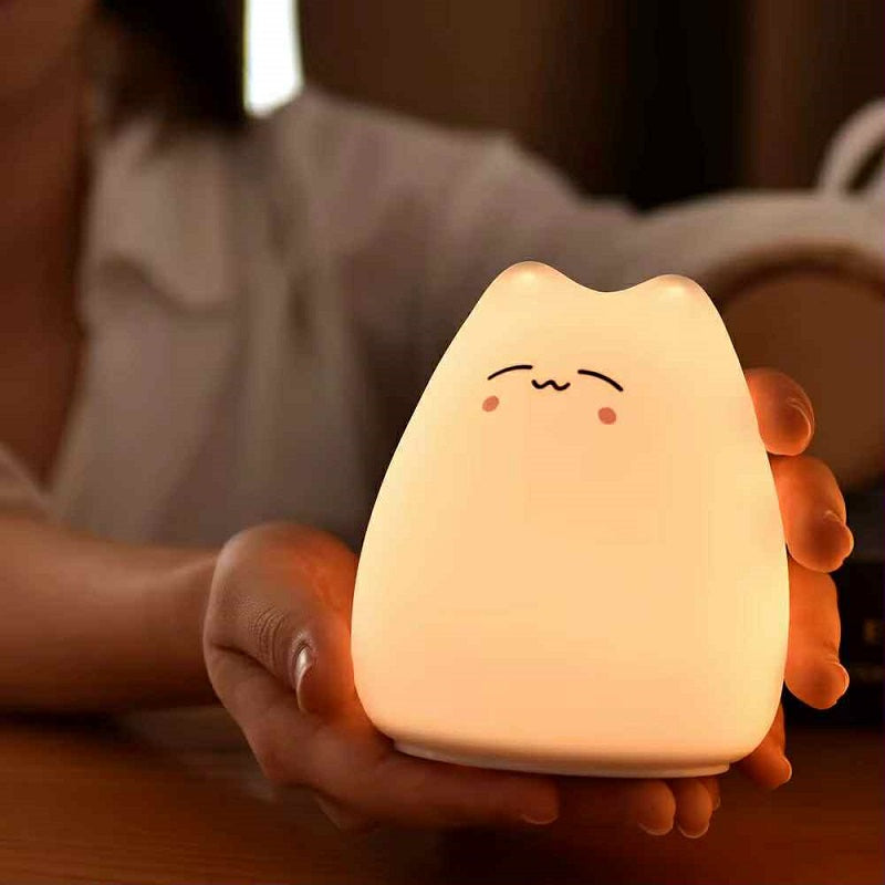Lampe En Silicone Petit Chat Smile