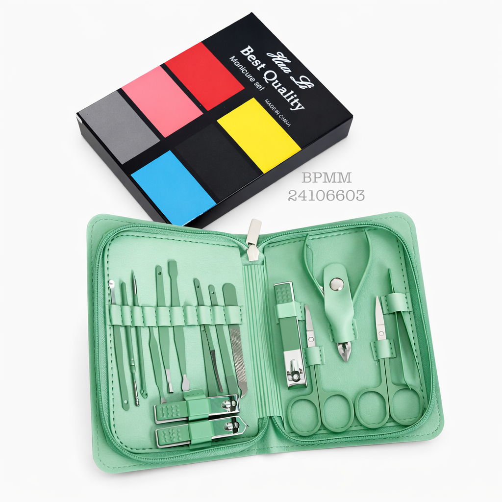 Kit De Soin Des Ongles Professionnel 17 En 1 Avec Trousse