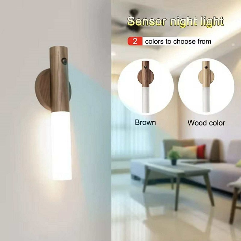 Applique Murale à LED Rechargeable avec Détecteur Mouvement