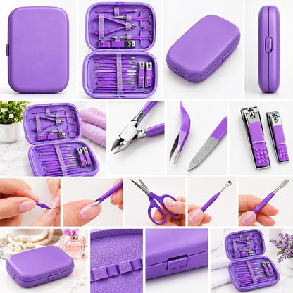 Kit De Soin Des Ongles Professionnel 18 En 1