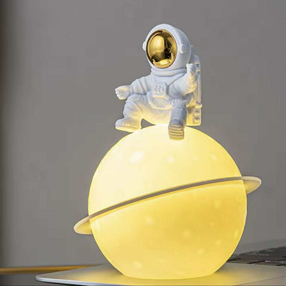 Lampe de table Portable sans Fil Motif MOON & Astronaute
