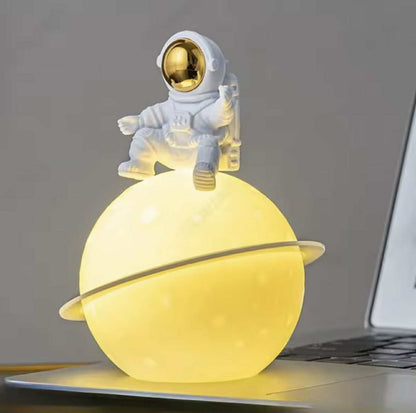 Lampe de table Portable sans Fil Motif MOON & Astronaute