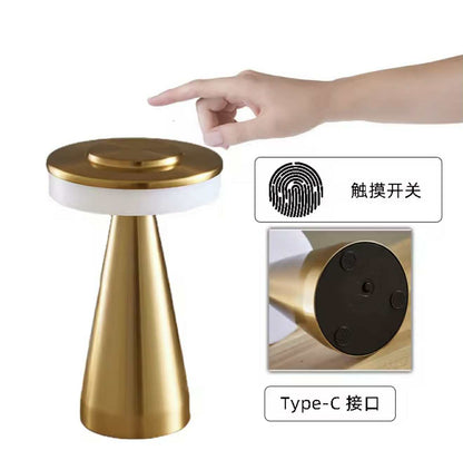 Lampe De Table Portables Sans Fil Rechargeable Avec Tactile