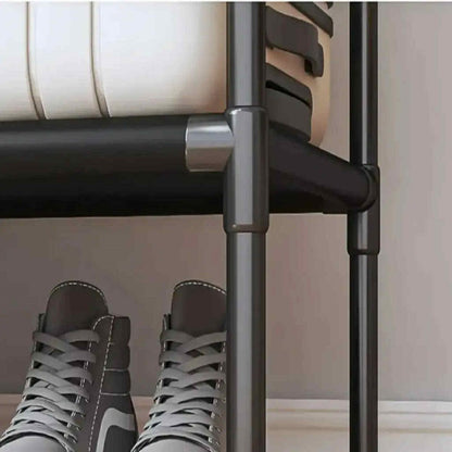 Portant vêtements Et Organisateur à 4 Niveaux de Rangement