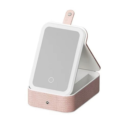 Organisateur De Maquillage Avec Miroir LED