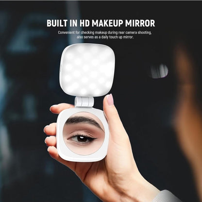 Lampe Led selfie pliable magnétique avec miroir