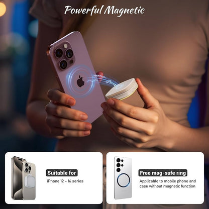 Lampe Led selfie pliable magnétique avec miroir