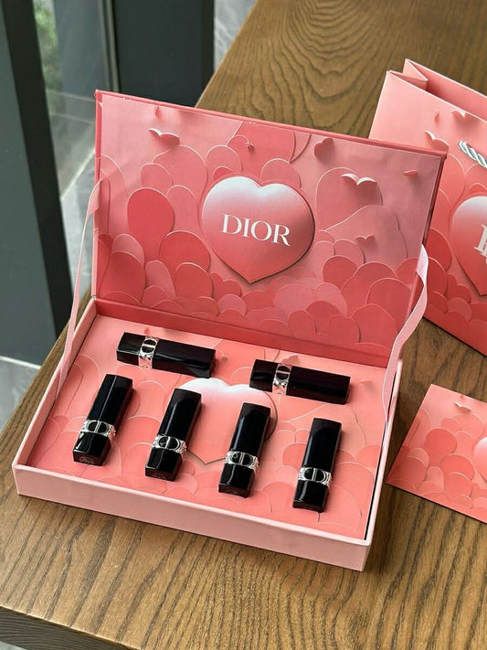 Coffret 6 Rouge à Lèvres Avec Sac Cadeaux