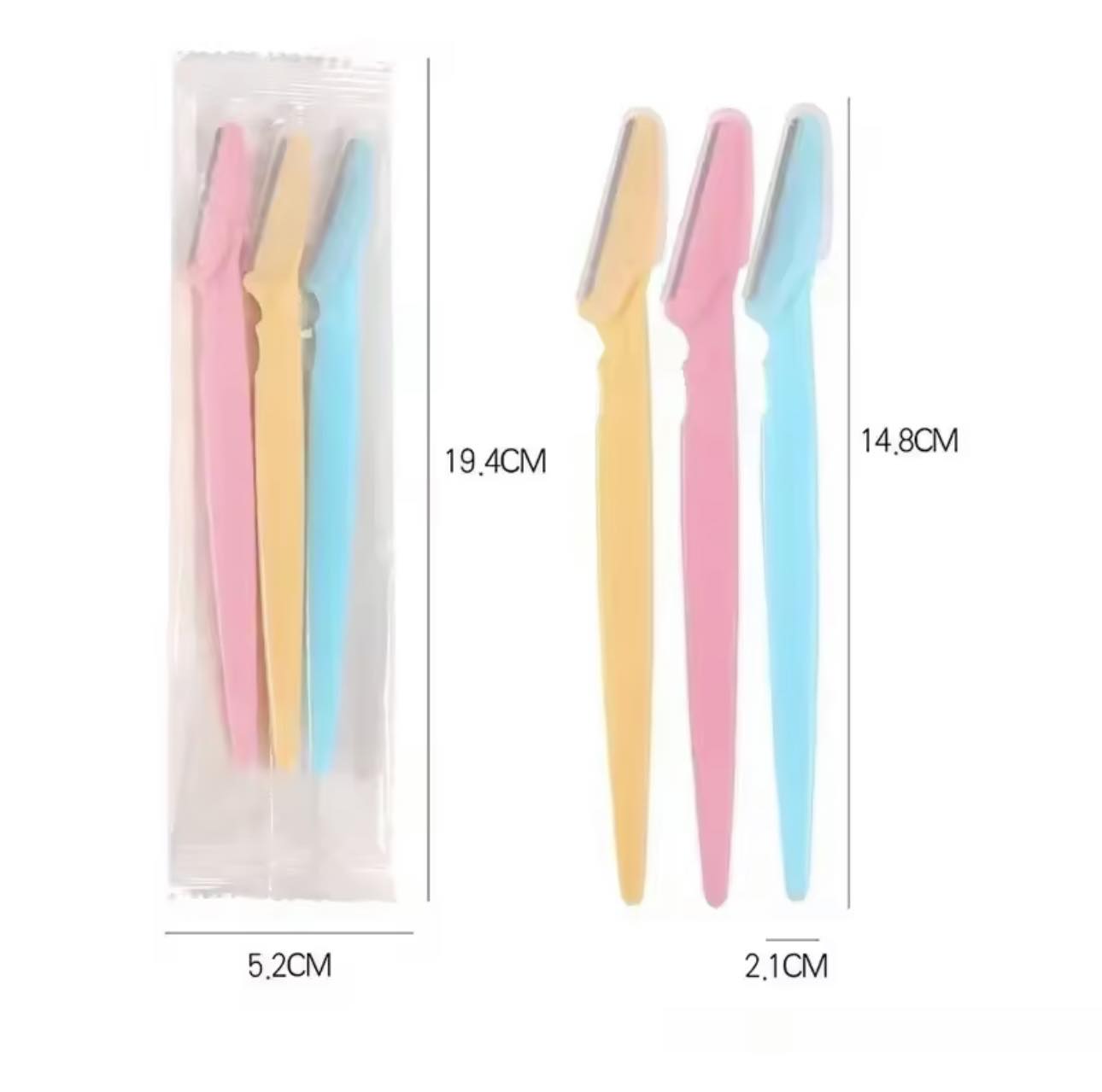 Lot de 3 Lames Pour Visage et Corps