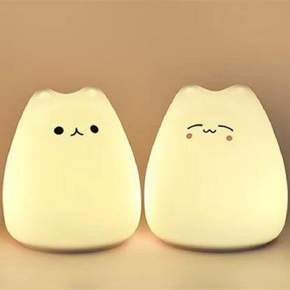 Lampe En Silicone Petit Chat Smile