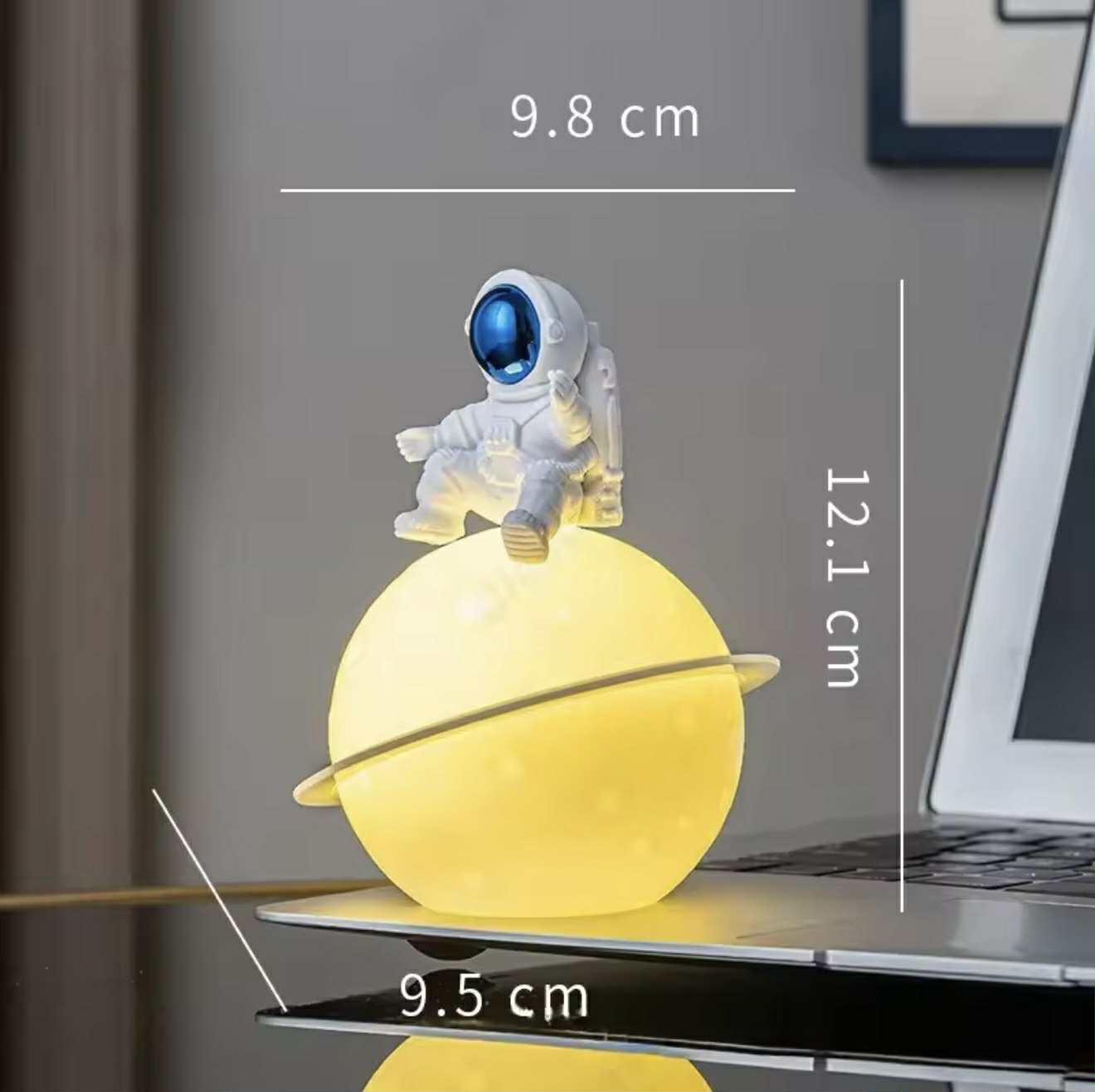 Lampe de table Portable sans Fil Motif MOON & Astronaute
