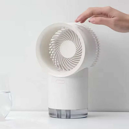 Ventilateur Refroidisseur d'Air Rechargeable avec Diffusseur et LED RGB