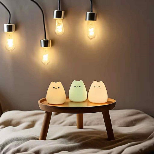 Lampe En Silicone Petit Chat Smile