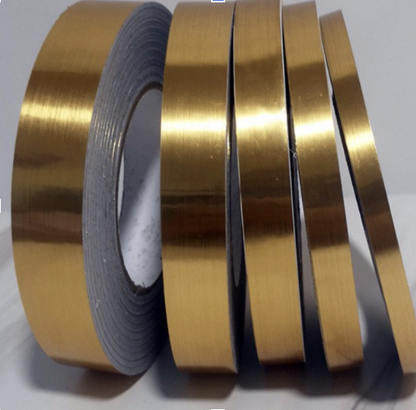 Rouleau Sticker Décoratif Doré 0.5 cm x 5000 cm