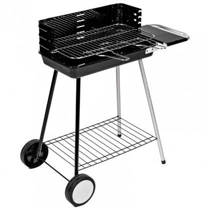 Barbecue Rectangulaire à Charbon 85,5x45x79,5 Cm