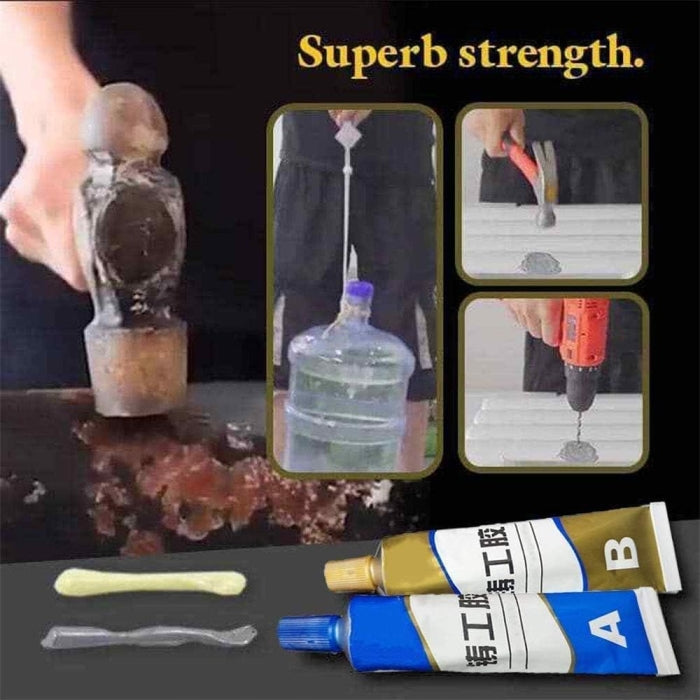 Colle De Résine Époxyde 100 Ml Pour Métal Bois Plastique Et Plus