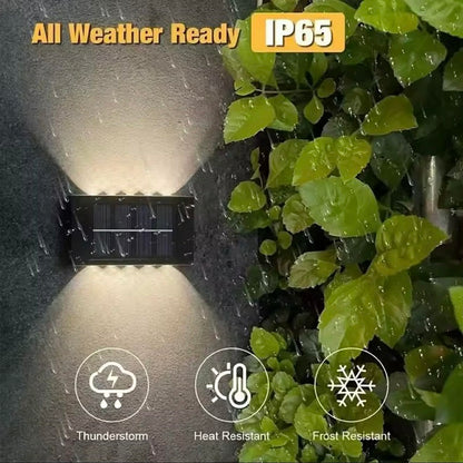 Applique Murale Solaire LED Extérieure 10 LED