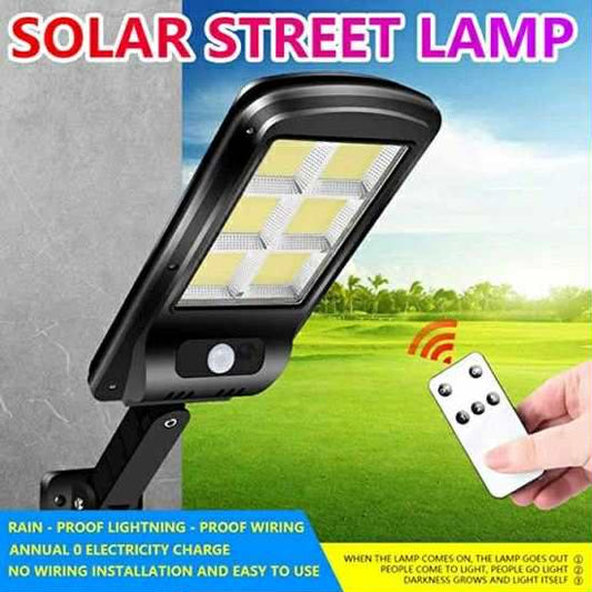 Projecteur Solaire Extérieur avec détecteur de mouvement et télécommande