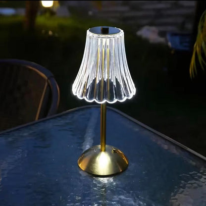 Lampe De Table Portables Sans Fil Rechargeable Avec Tactile En Acrylique