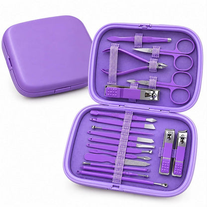 Kit De Soin Des Ongles Professionnel 18 En 1