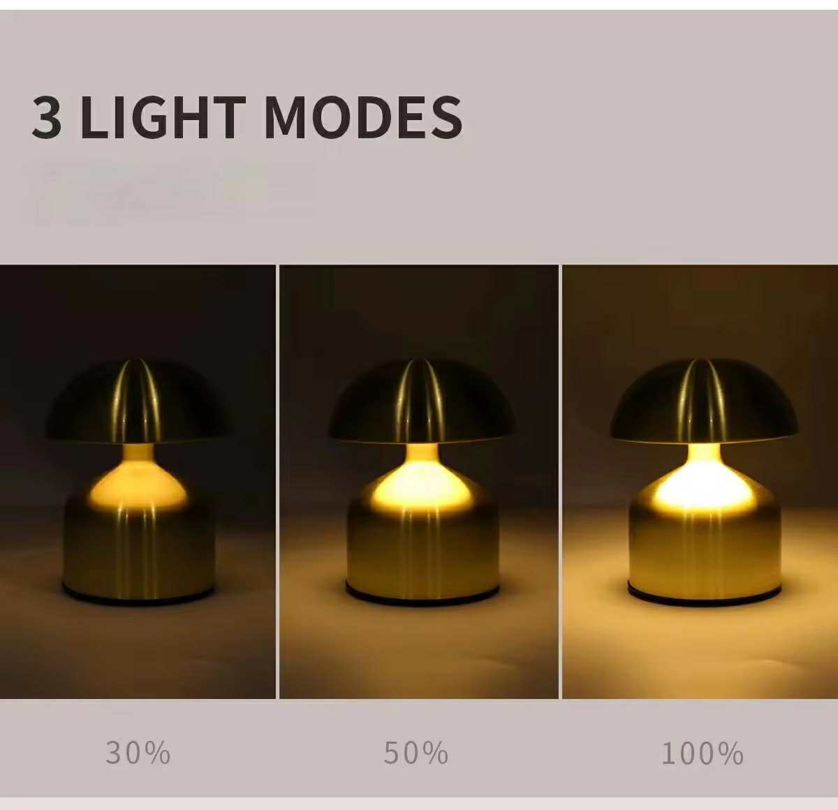 Lampe De Table Portables Sans Fil Rechargeable Avec Tactile