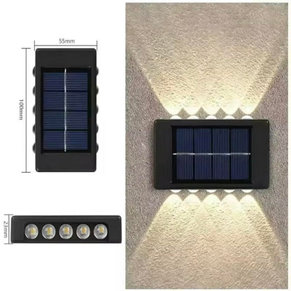 Applique Murale Solaire LED Extérieure 10 LED