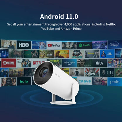 Mini Projecteur HY300 720P – Android 11, WiFi 6, Bluetooth 5.0