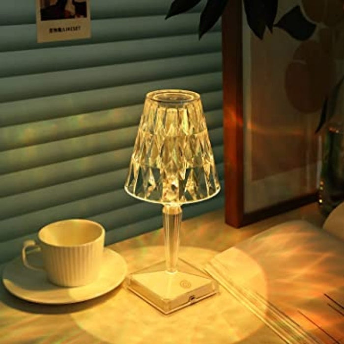 Lampe De Table En Acrylique RGB Avec Câble USB 26 X 8.5 Cm