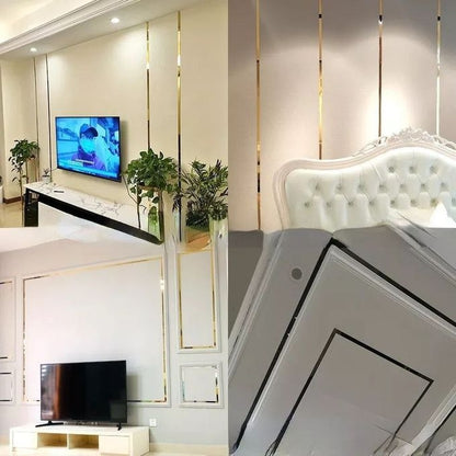 Rouleau Sticker Décoratif Doré 0.5 cm x 5000 cm