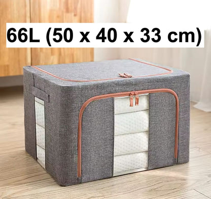 Boîte de Rangement Pliable pour Linge de Maison 66L (50 x 40 x 33 cm) Modèle 1