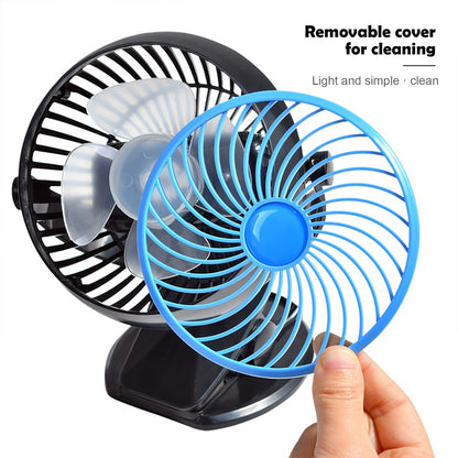 Ventilateur Sans Fils Portable Rotatif Et Rechargeable
