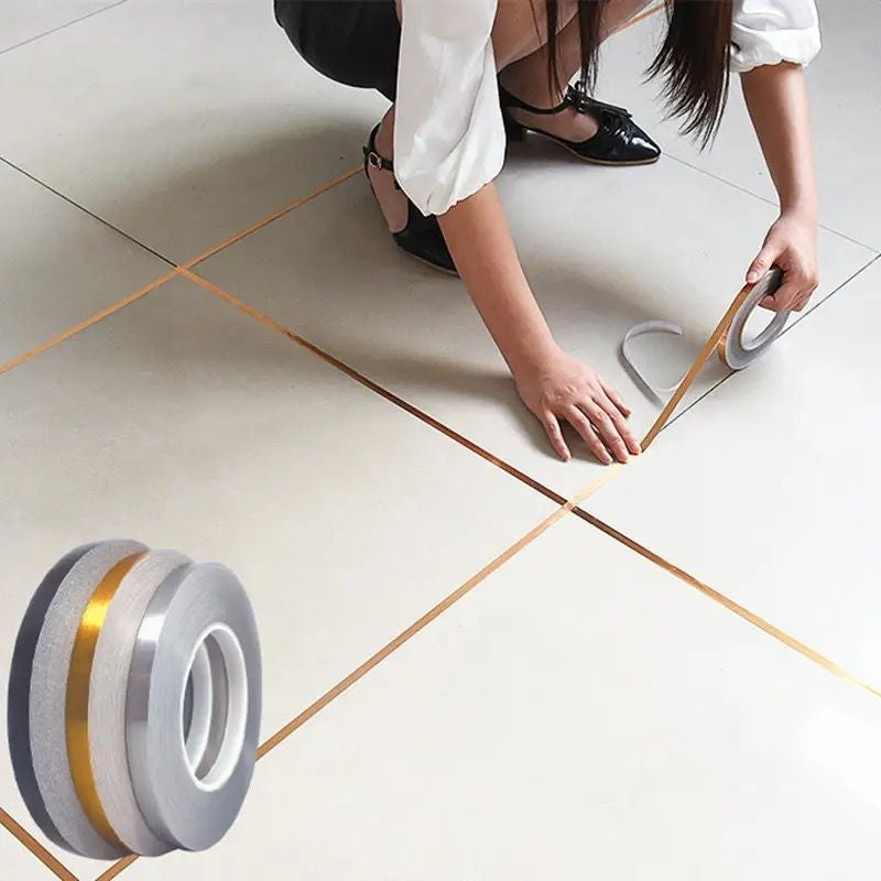 Rouleau Sticker Décoratif Doré 0.5 cm x 5000 cm