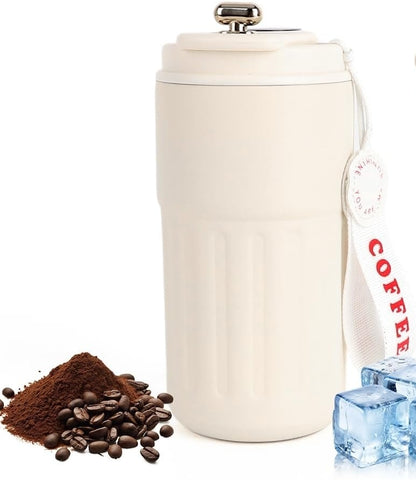 Thermos à Café avec Affichage Numérique de la Température en Acier Inoxydable 450 ml